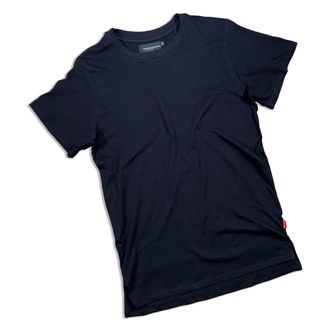GC6 Black Longline T-Shirt Longline T-Shirt GhostCircus Apparel S Black 