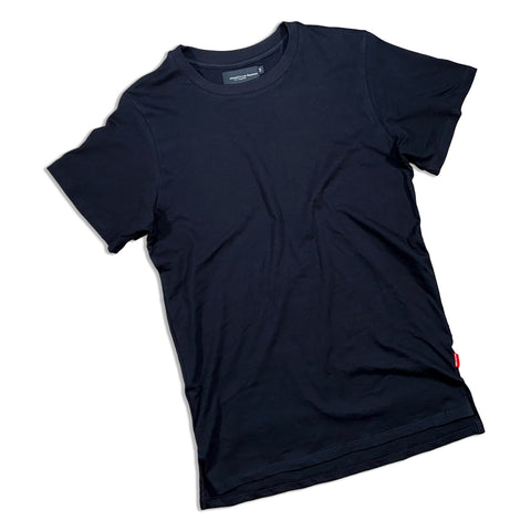 GC6 Black Longline T-Shirt Longline T-Shirt GhostCircus Apparel S Black