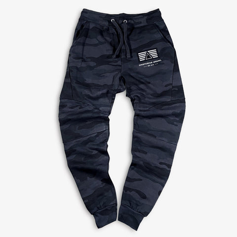 Black Camo GC5 Premium Joggers Joggers GhostCircus Apparel
