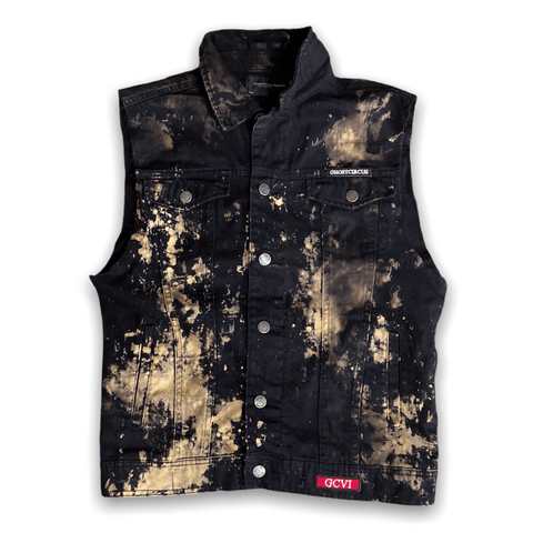 Bleach Wash Premium GC6 Vest Vest GhostCircus Apparel 