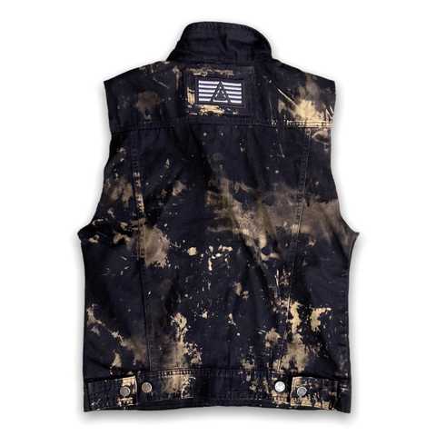 Bleach Wash Premium GC6 Vest Vest GhostCircus Apparel 