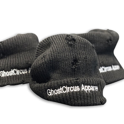 Shylock Distressed Beanie beanie GhostCircus Apparel 