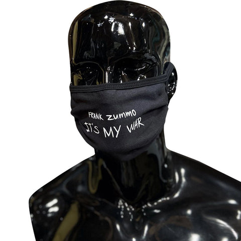 'It's My War' - Frank Zummo Black Festival Dust Cover Fashion Cover GhostCircus Apparel its my ware - frank zummo black festival dust cover