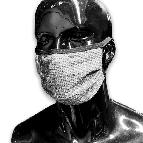 Light Charcoal Grey Thermal Face Mask Fashion Cover GhostCircus Apparel Light Charcoal Grey Thermal