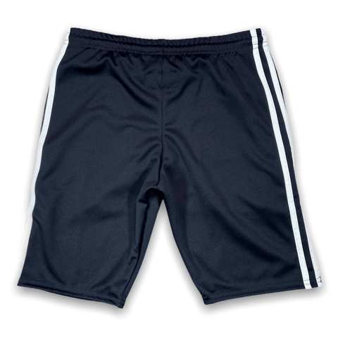 Designer Sport Shorts with Light Grey Stripes shorts GhostCircus Apparel 