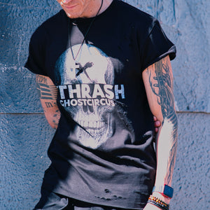 KTHRASH [MGK, Jelly Roll, Gwen Stefani] x GhostCircus Collab Distressed Tee