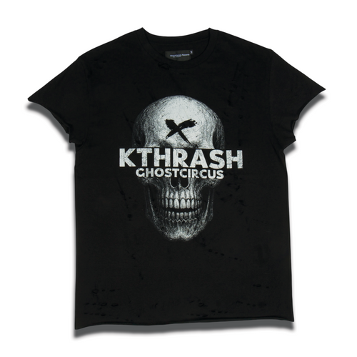 KTHRASH [MGK, Jelly Roll, Gwen Stefani] x GhostCircus Collab Distressed Tee
