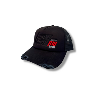 GC [x10] Strong Distressed Foam Puff Trucker BLK