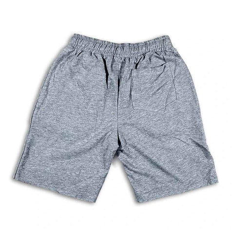 GC Est Comfy Short Heather Grey with Black Embroidery shorts GhostCircus Apparel 