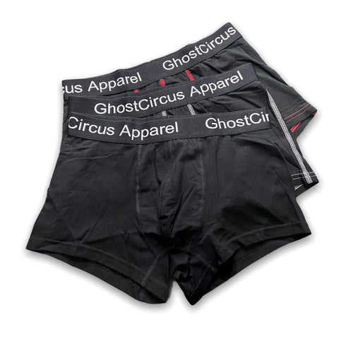 GC6 Essential Must Have Underwear | All Black Underwear GhostCircus Apparel 