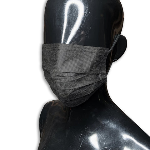 Black Disposable Civil Face Mask (3X , 5X , 10X) - New Release Disposable Face Mask GhostCircus Apparel 