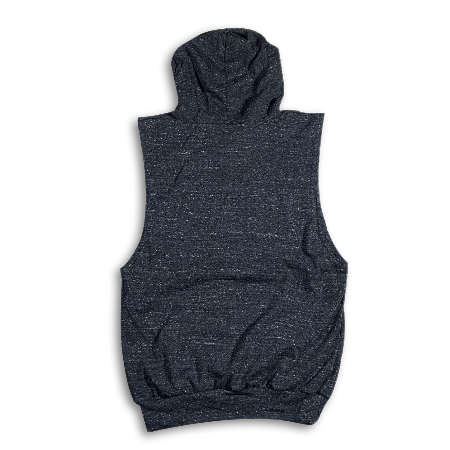 Charcoal Grey Sleeveless Hoodie