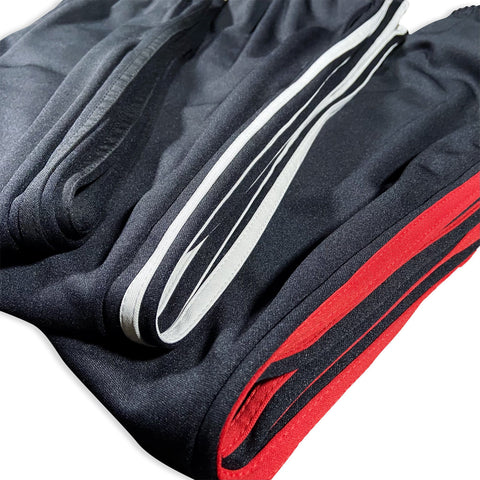 Pro Style Track Joggers with Red Stripes Joggers GhostCircus Apparel 