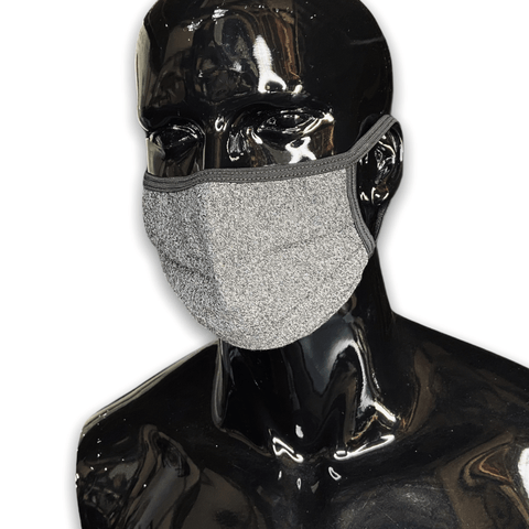 Charcoal Grey Sporty Blend Face Mask Fashion Cover GhostCircus Apparel Grey 