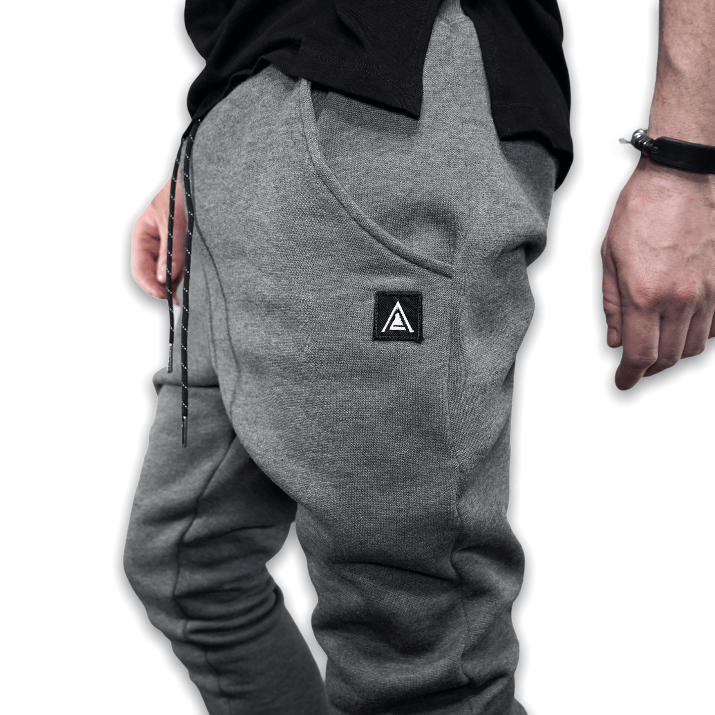 Grey GC6 Essential Joggers Joggers GhostCircus Apparel 