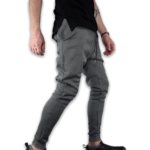 Grey GC6 Essential Joggers Joggers GhostCircus Apparel 