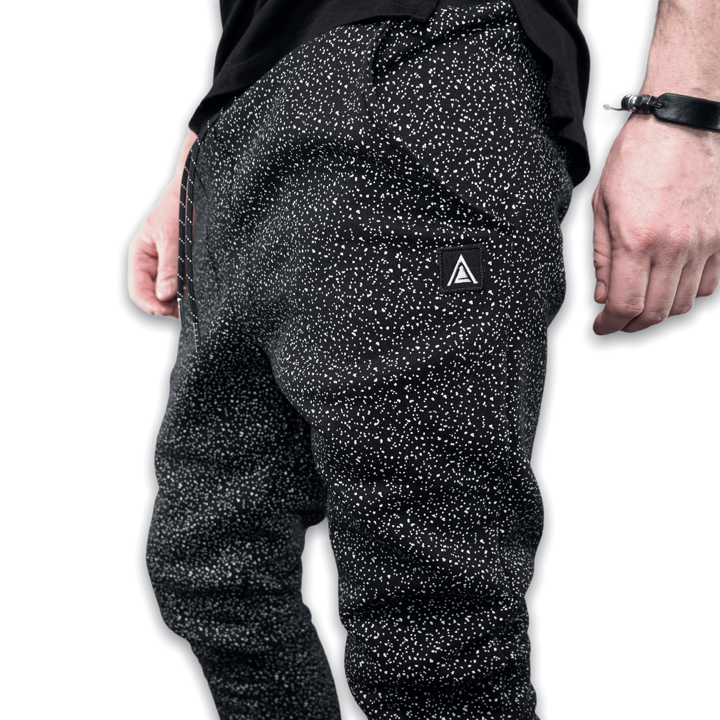 Black Space GC6 Essential Joggers Joggers GhostCircus Apparel 