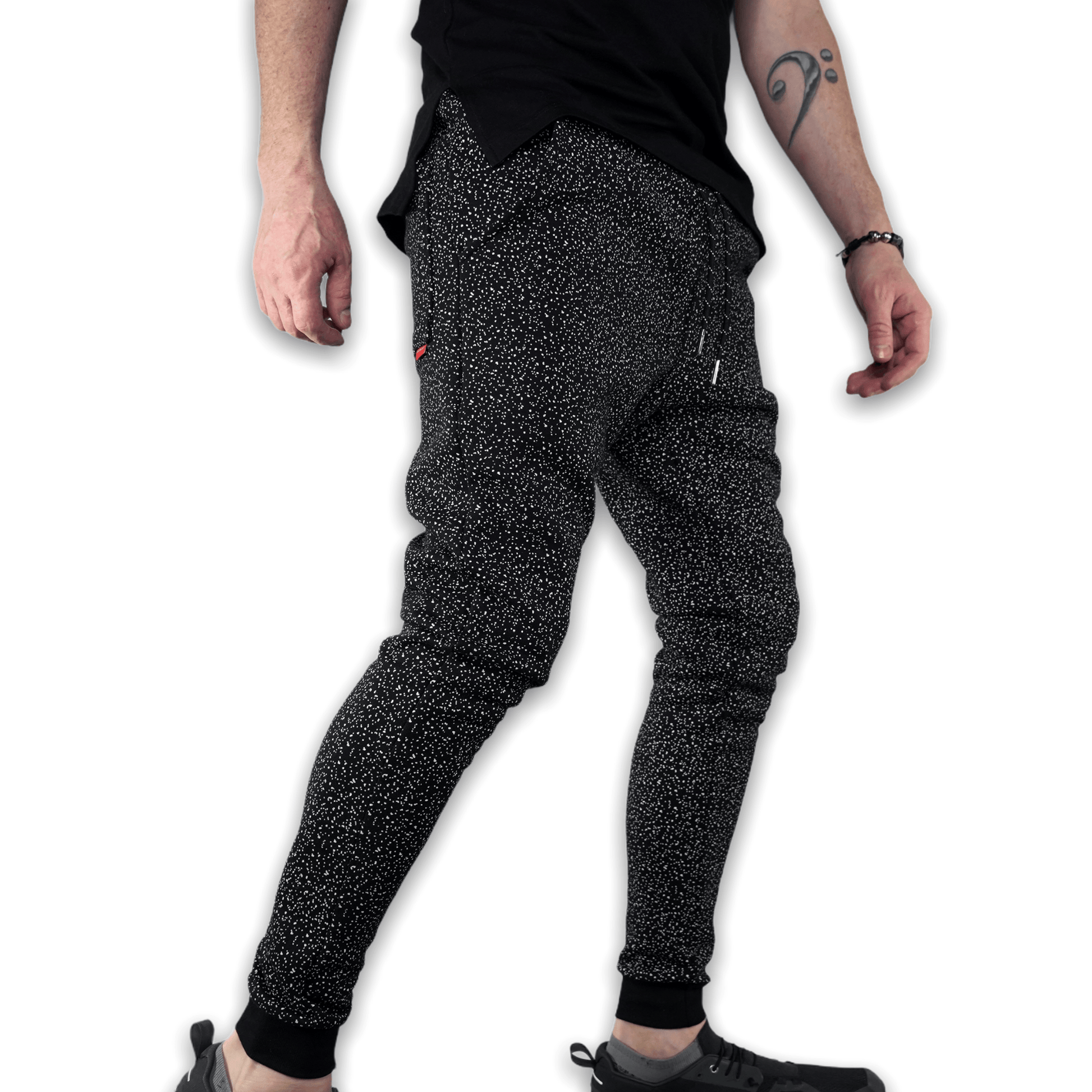 Black Space GC6 Essential Joggers Joggers GhostCircus Apparel 