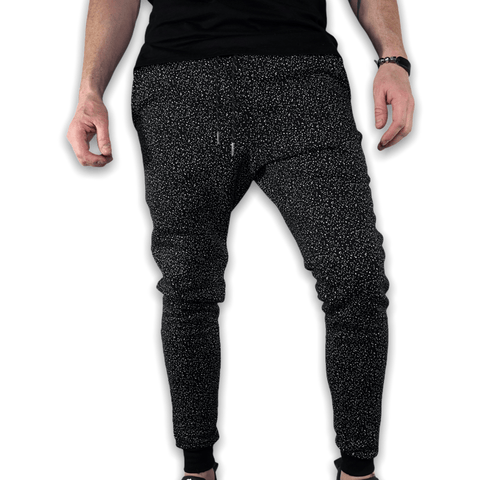 Black Space GC6 Essential Joggers Joggers GhostCircus Apparel S Black/ White 
