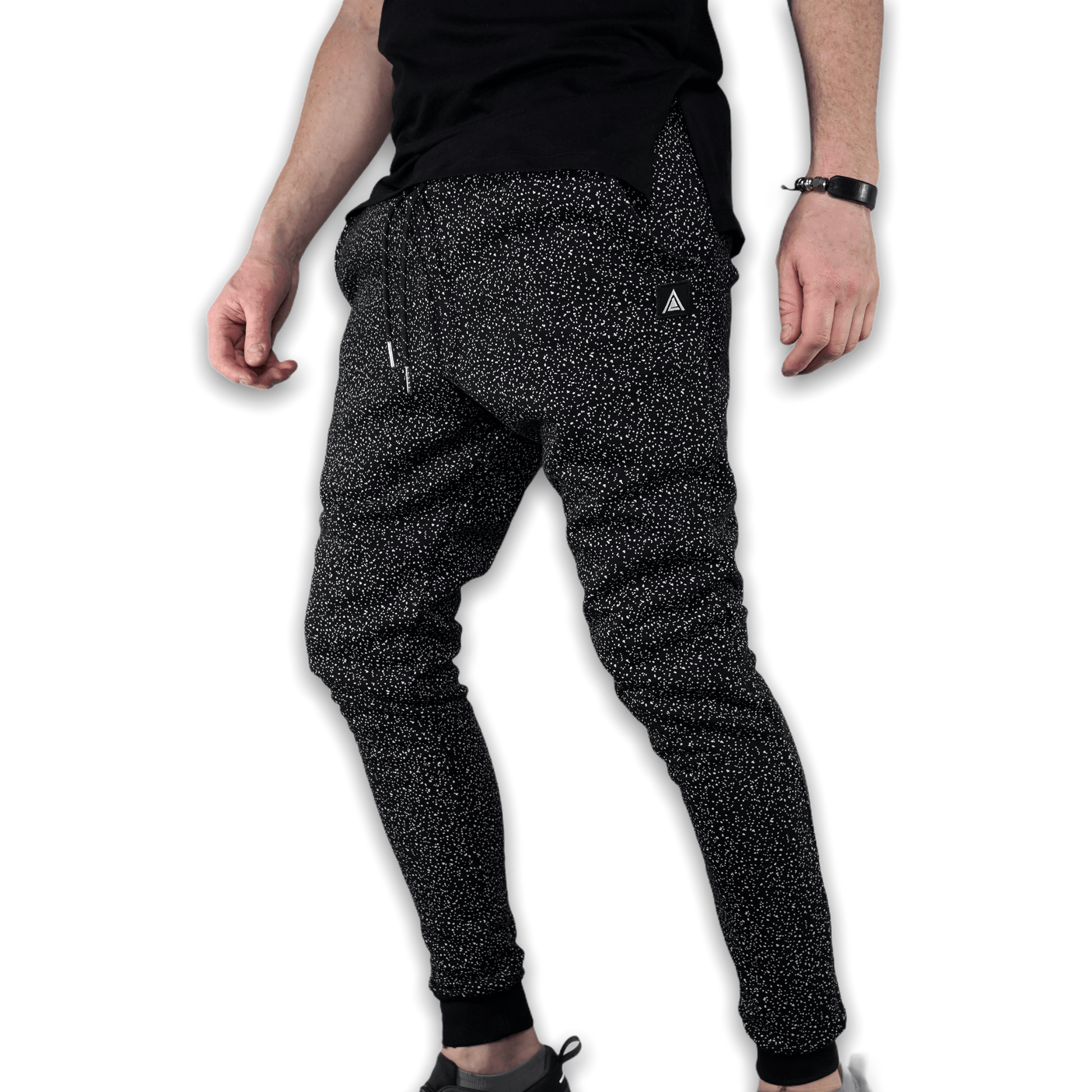 Black Space GC6 Essential Joggers Joggers GhostCircus Apparel 