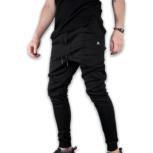 Black GC6 Essential Joggers Joggers GhostCircus Apparel 