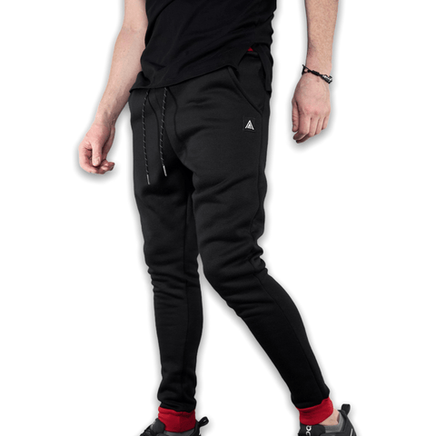 Black and Red GC6 Essential Joggers | New Release! Joggers GhostCircus Apparel 
