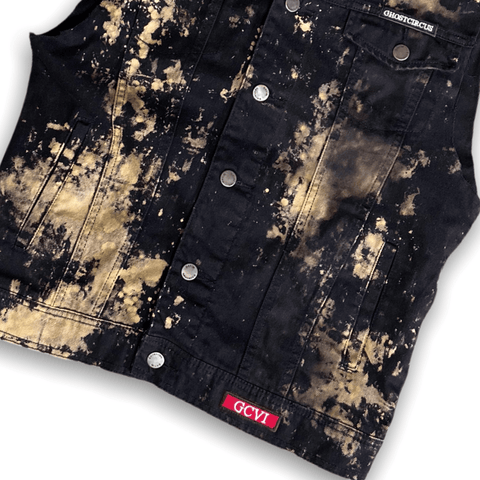 Bleach Wash Premium GC6 Vest Vest GhostCircus Apparel 