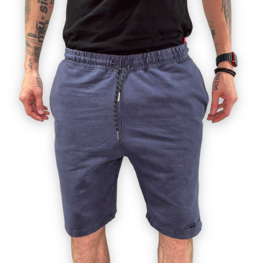 Signature Vintage Blue Designer Shorts