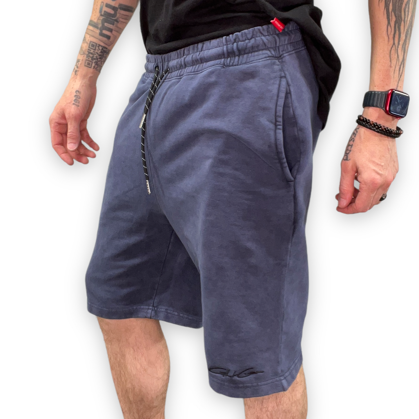 Signature Vintage Blue Designer Shorts