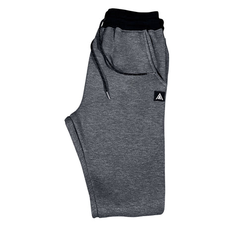 Grey and Black GC6 Essential Joggers Joggers GhostCircus Apparel 