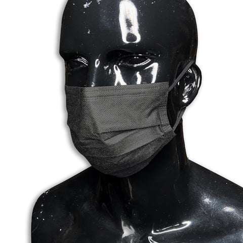 Black Disposable Civil Face Mask (3X , 5X , 10X) - New Release Disposable Face Mask GhostCircus Apparel 