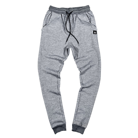 Grey Grid GC6 Essential Joggers Joggers GhostCircus Apparel 