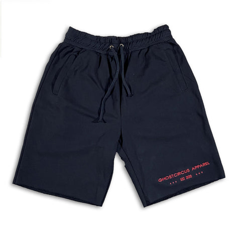 GC Est Comfy Short - Black Bottom GhostCircus Apparel black with red embroidery S 